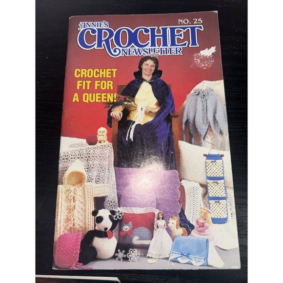3 Vintage Annie's Crochet Newsletter Booklets Old Fashion Patterns #24,25 & 26 - Picture 3 of 5